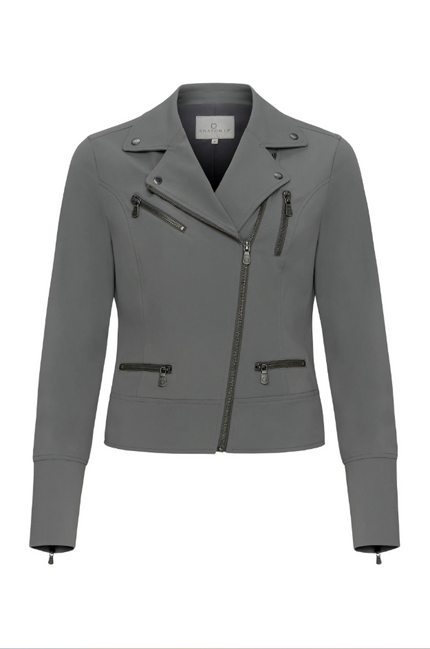 MARINA PERFORMANCE TWILL BIKER JACKET
