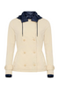 LEXIE PERFORMANCE COTTON AND NYLON REVERSIBLE TRENCH JACKET