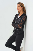 LACE BREE FULL ZIP JACKET WITH HOOD