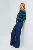 KATSON PERFORMANCE DENIM WIDE LEG JEAN