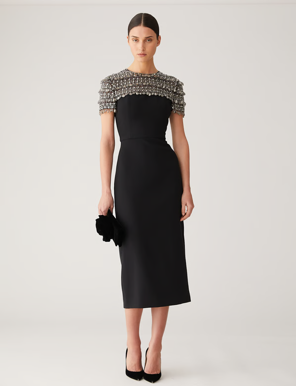 EMBELLISHED COCKTAIL DRESS