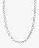 SHES A BOSS TENNIS NECKLACE 16IN IN SILVER