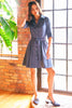 SHORT LAINE DENIM DRESS