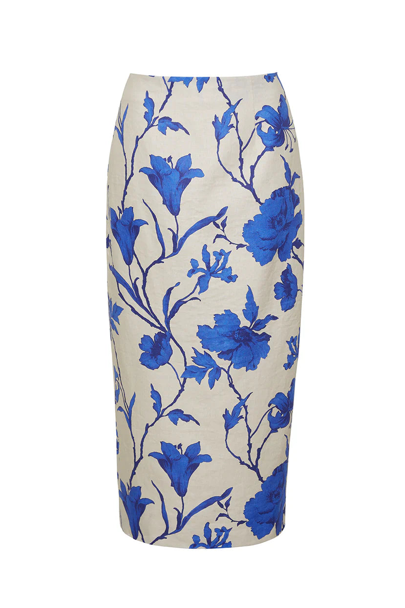 SIENNA SKIRT IN ATHENA COLBALT