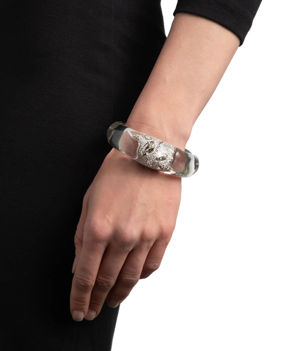 SILVERLAKE LUCITE HINGE BRACELET