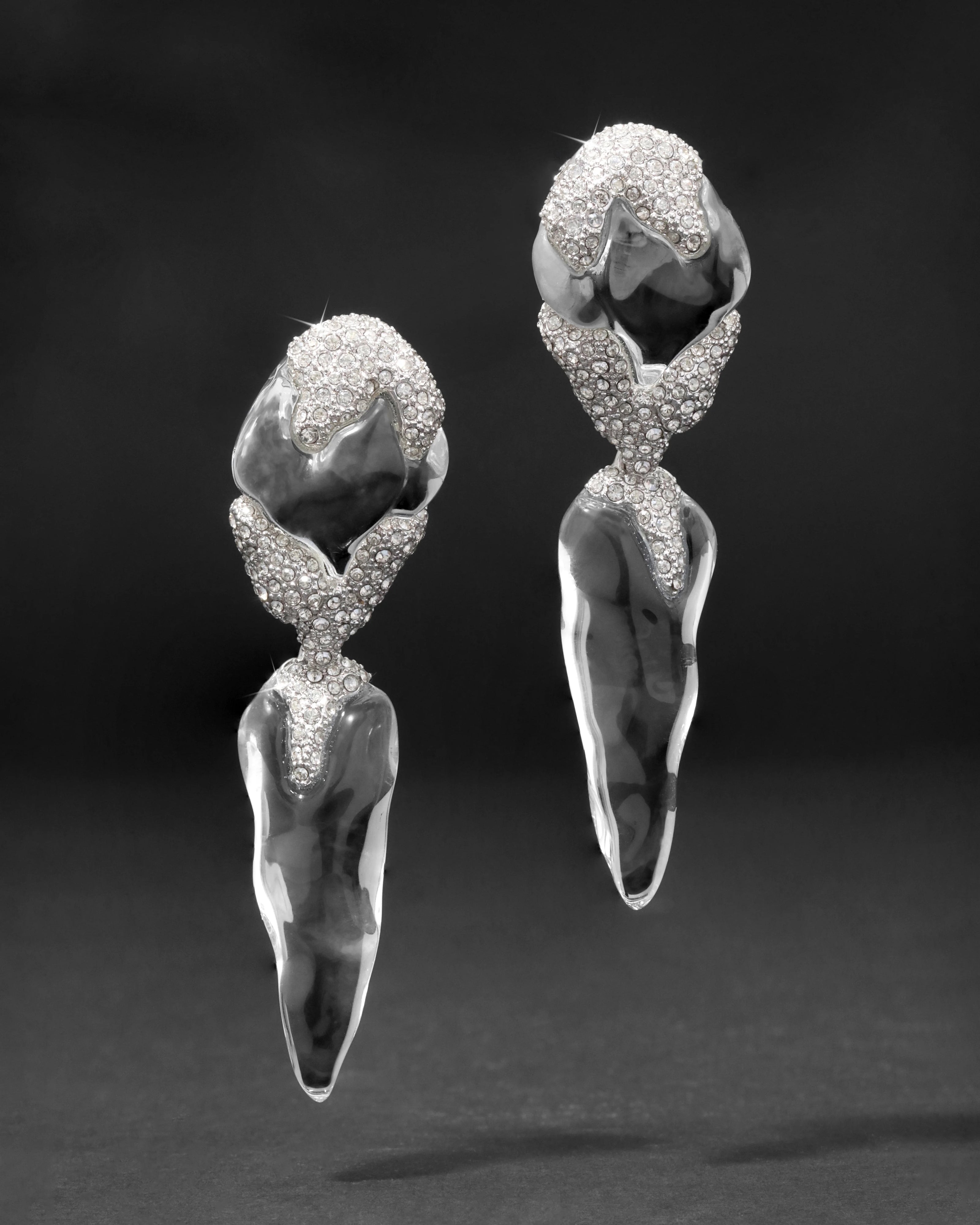 SILVERLAKE LUCITE POST DROP EARRING