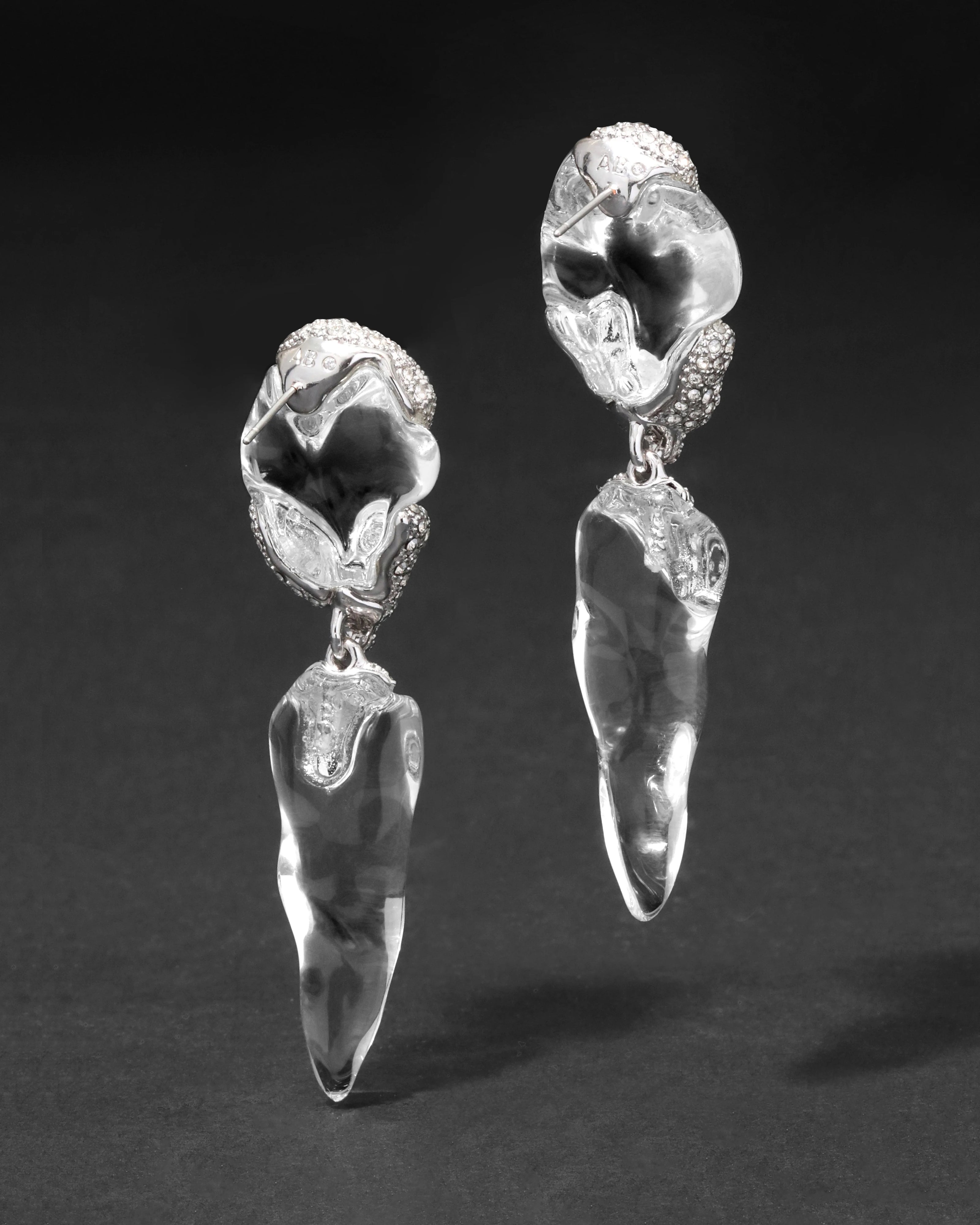 SILVERLAKE LUCITE POST DROP EARRING