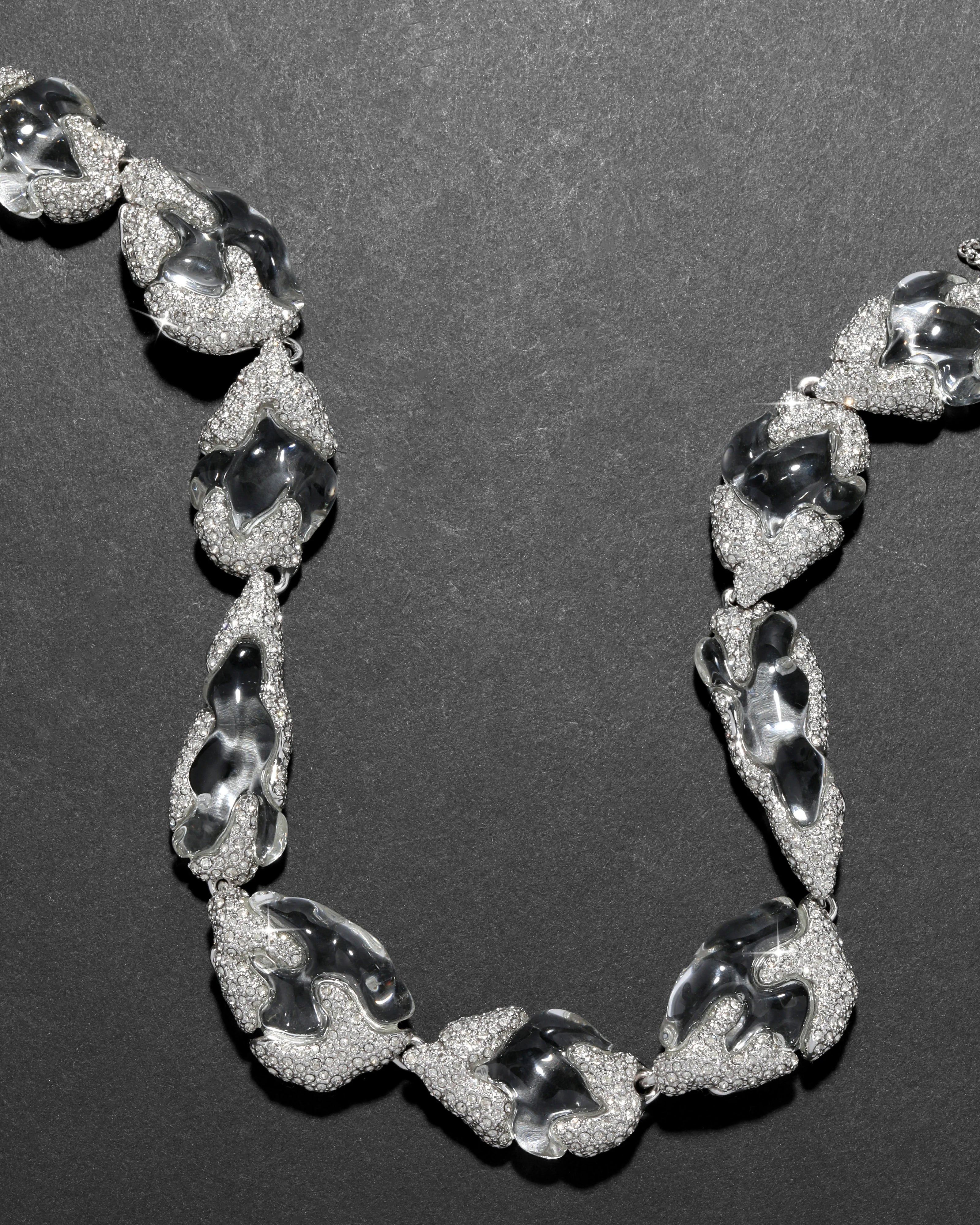 SILVERLAKE LUCITE RIVIERA NECKLACE