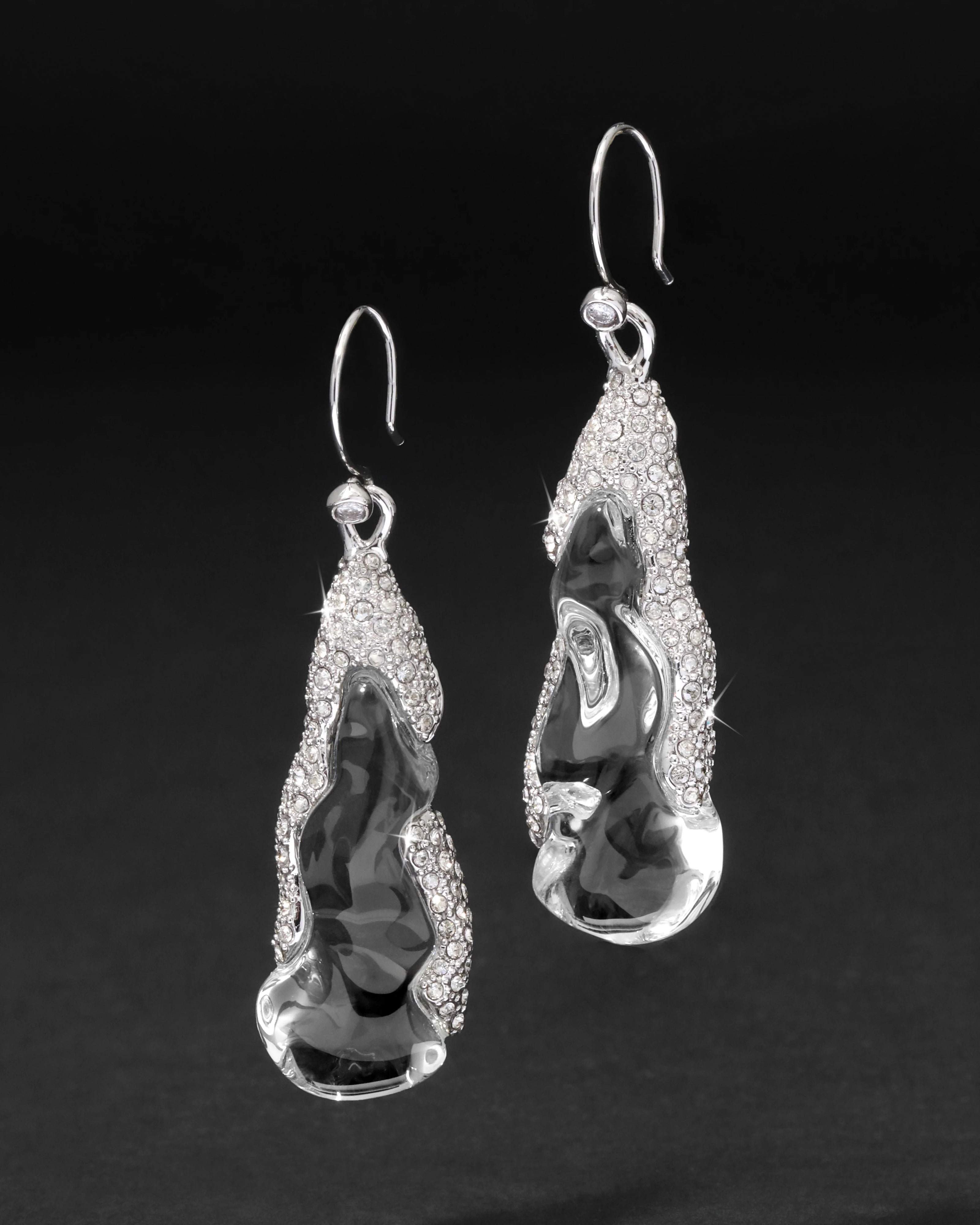 SILVERLAKE LUCITE WIRE EARRING