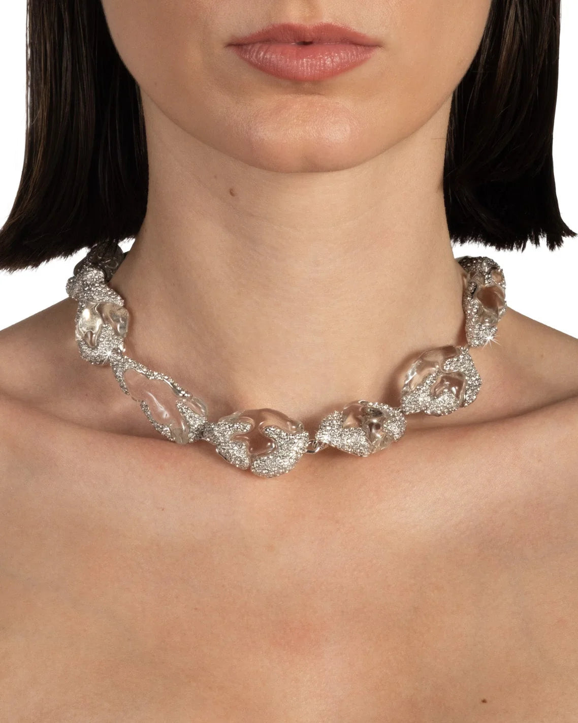 SILVERLAKE LUCITE RIVIERA NECKLACE