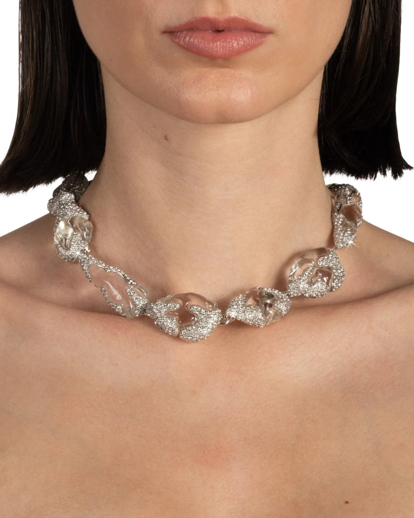 SILVERLAKE LUCITE RIVIERA NECKLACE
