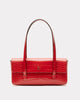 SLIM TOTE IN CROC EMBOSS LEATHER