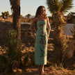 SOFIA BEADED GOWN IN SEAFOAM