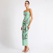 SOFIA BEADED GOWN IN SEAFOAM