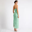 SOFIA BEADED GOWN IN SEAFOAM
