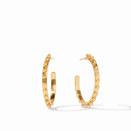 MEDIUM GOLD SOHO HOOP