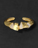 SOLANANALES CRYSTAL PEAK HINGE CUFF BRACELET