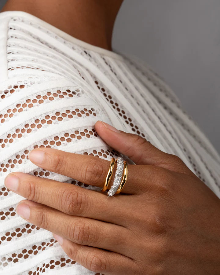SOLANES CRYSTAL ORBITING RING