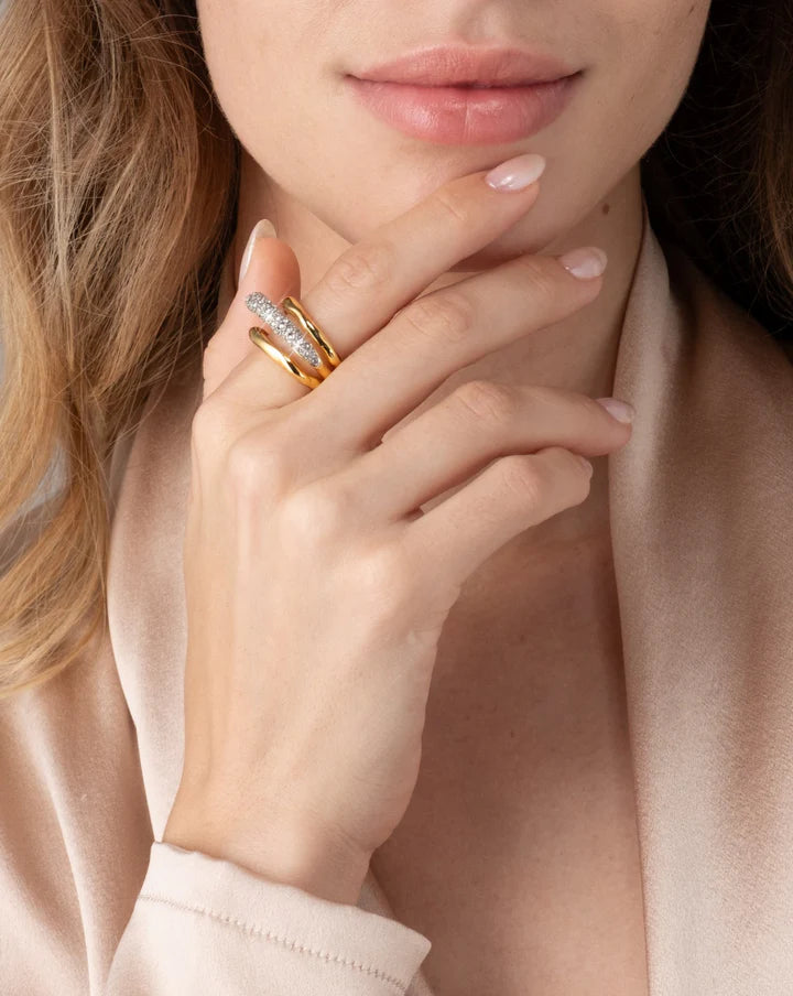 SOLANES CRYSTAL ORBITING RING