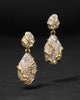 SOLANALES CRYSTAL PEBBLE DOUBLE DROP EARRING
