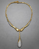 SOLANALES CRYSTAL TEARDROP COLLAR NECKLACE