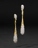 SOLANALES LINEAR CRYSTAL TEARDROP EARRING