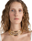 SOLANALES CRYSTAL WOVEN COLLAR NECKLACE