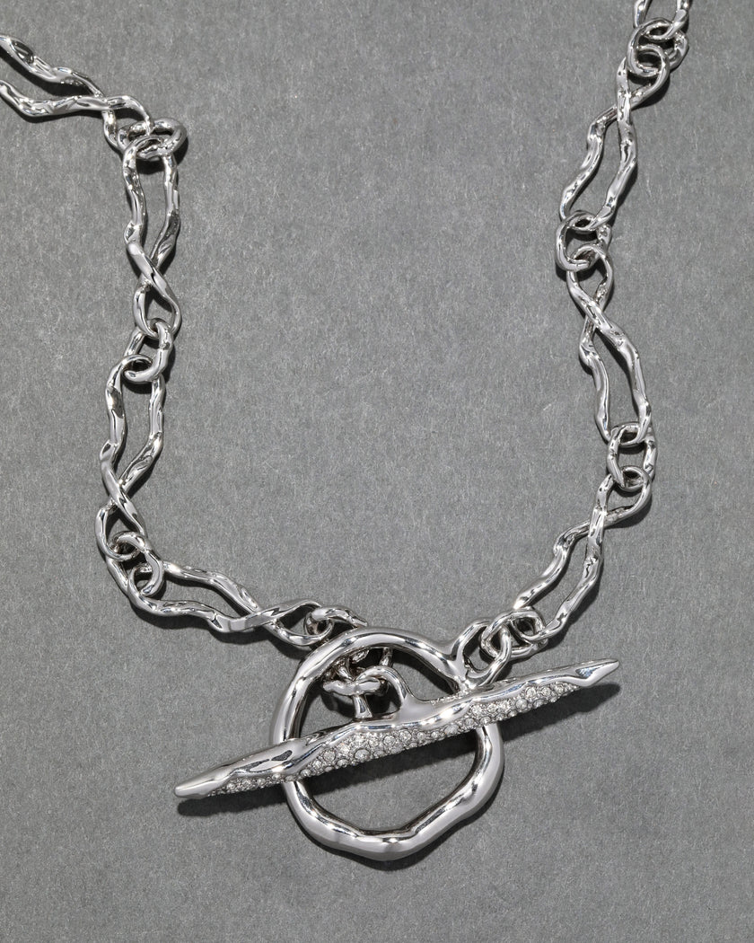SOLANALES CRYSTAL TOGGLE NECKLACE