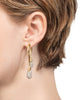 SOLANALES CRYSTAL FRONT BACK DOUBLE DROP EARRRING