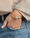 SONANALES CRYSTAL PEBBLE CLASP BRACELET