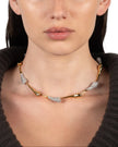SOLANALES CRYSTAL TEARDROP RIVIERA NECKLACE
