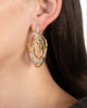 SOLANALES CRYSTAL PAVE MOBILE POST EARRING