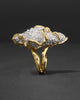 SOLANALES LARGE CRYSTAL PAVE GEODE RING