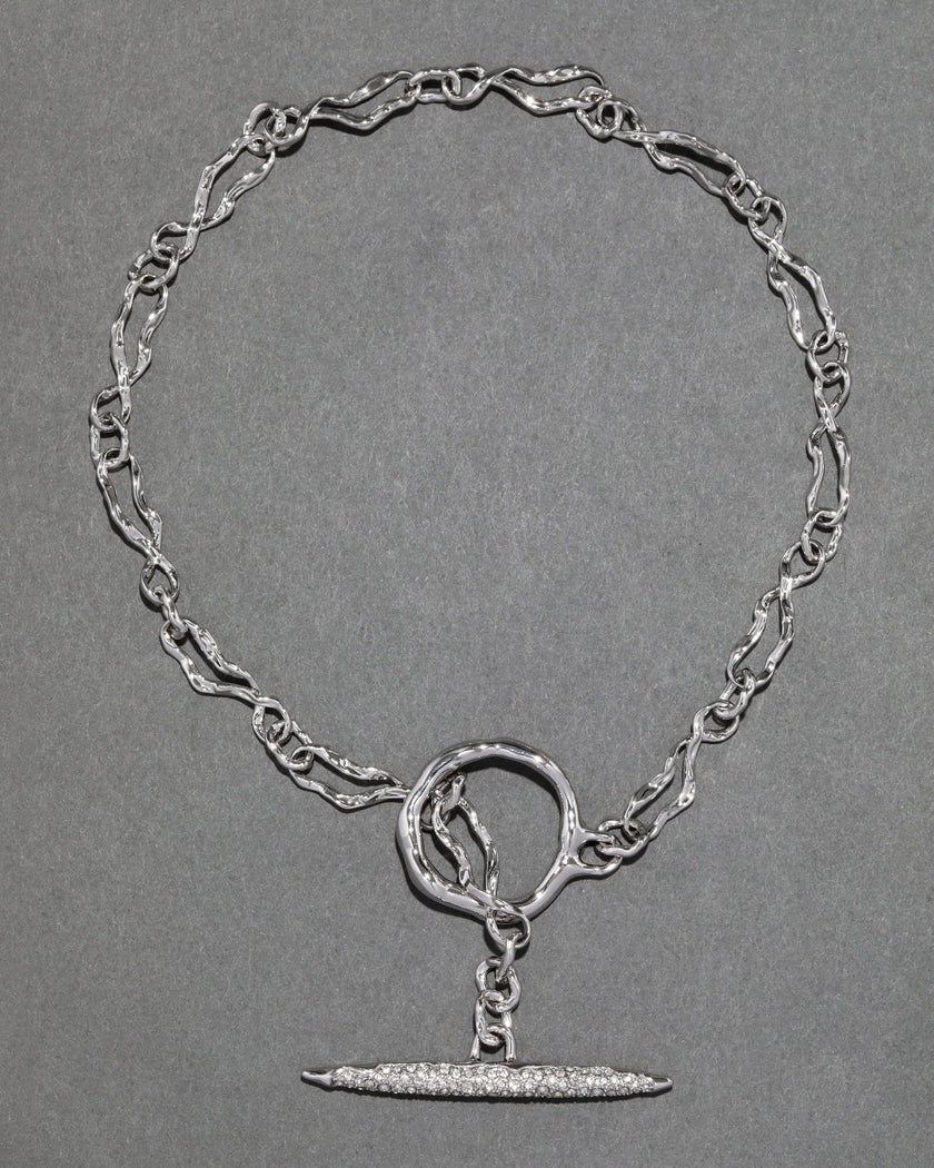 SOLANALES CRYSTAL TOGGLE NECKLACE
