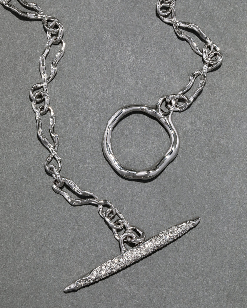 SOLANALES CRYSTAL TOGGLE NECKLACE