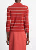 STRIPED ITALIAN COTTON PIQUE POLO SHIRT