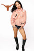 LICENSED TEXAS MINI ICON STRIPED BUTTON DOWN