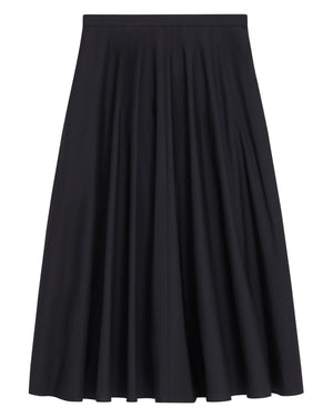 MIDI CIRCLE SKIRT IN COTTON BLEND