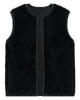 RELAXED VEST IN SHEARLING