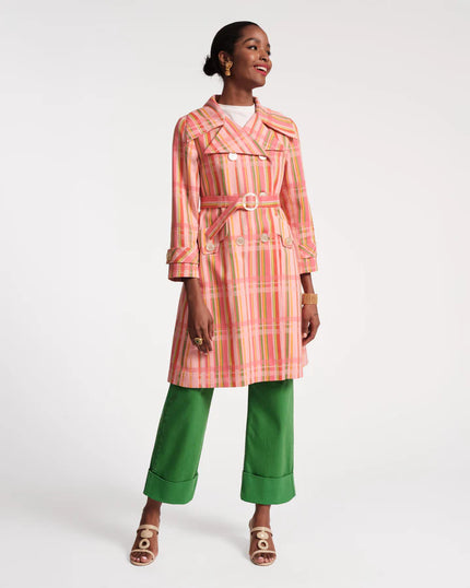 JACQUELINE COAT CANDY RIBBON PLAID