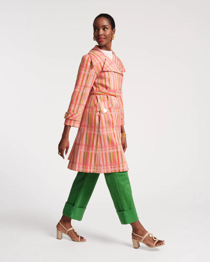 JACQUELINE COAT CANDY RIBBON PLAID