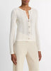 TEXTURAL COTTON CARDIGAN
