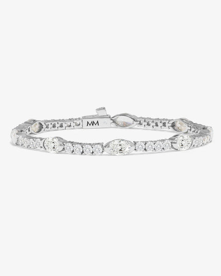 MAVEN TENNIS BRACELET IN SILVER