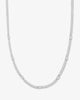 THE MAVEN TENNIS NECKLACE 16IN SILVER
