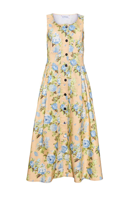 THOMPSON DRESS IN GARDEN ROSE PERI