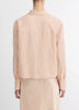 TILL STRIPE CROPPED BUTTON FRONT SHIRT