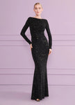 TOLGA12 COLUMN JERSEY GOWN