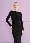 TOLGA12 COLUMN JERSEY GOWN
