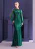 TOLGA VOILE COLUMN GOWN