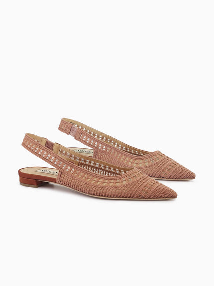 TRIESTE FLAT SLINGBACK TERRACOTTA